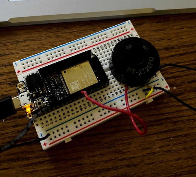 wiring led and esp32